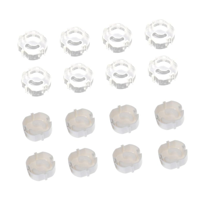 20 Pcs White Electrical Outlet Safety Covers Leakage Protection Durable Child Proof - Image 2