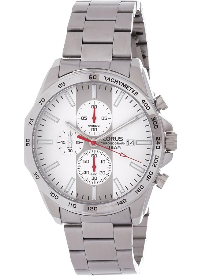 LORUS Sport Man Mens Analog Quartz Watch With Stainless Steel Bracelet Rm343Gx9 - Image 1