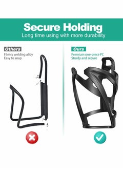 Y&D Bike Bottle Holder, Premium Bicycle Water Holder Cage Bracket Fit 650-750ML with Secure Screw Mounting, Perfect  - Image 4