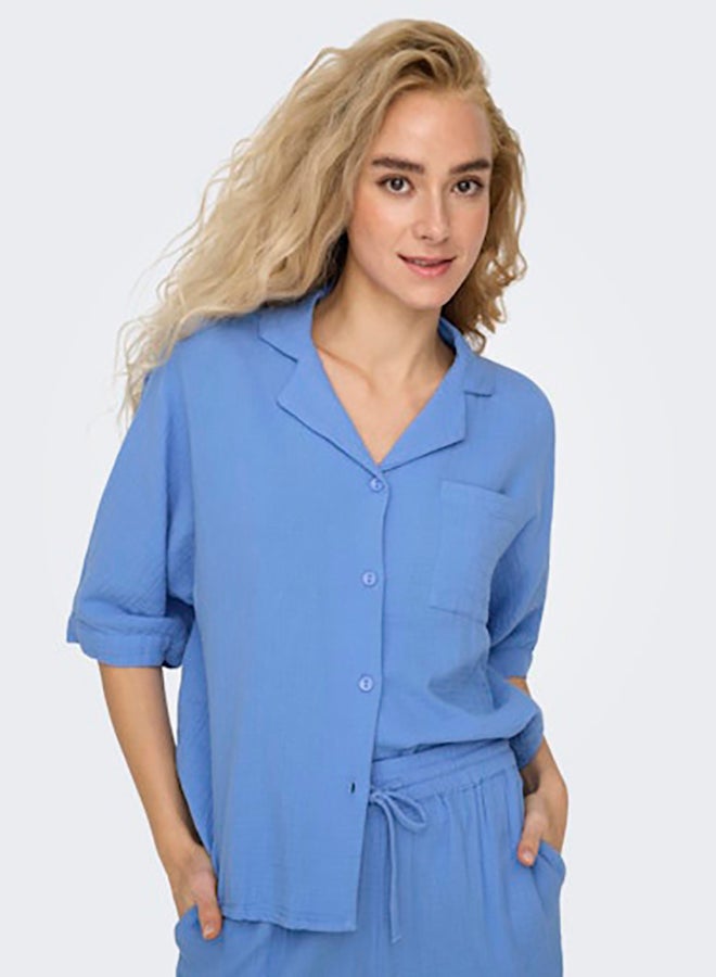 ONLY ONLY Womens Thyra Shortsleeve Shirt Woven  - Image 3