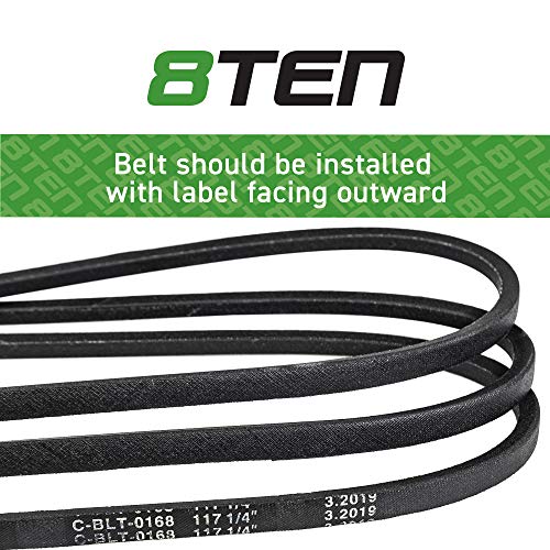 8TEN Deck Belt for Toro 42 inch Time Cutter Z Z420 17-42Z 16-42Z Z530 Zero Turn Mower 106-2173 - Image 3