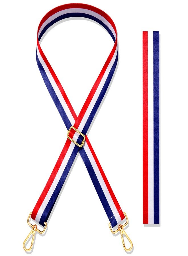 سيالكسهيني حزام حقيبة يد بديل من CEALXHENY USA باللون الأحمر والأبيض والأزرق، حزام حقيبة كروسبودي مزين بنجوم، أحزمة حقائب كتف، إكسسوارات وملابس خاصة بيوم الاستقلال (النمط F) - Image 1
