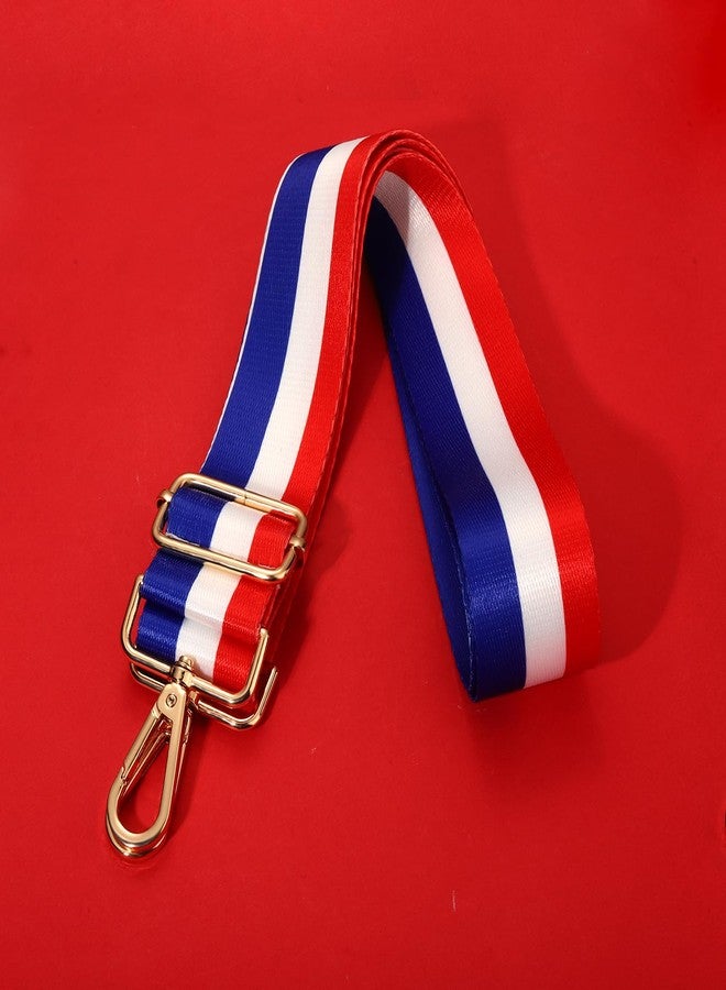 سيالكسهيني حزام حقيبة يد بديل من CEALXHENY USA باللون الأحمر والأبيض والأزرق، حزام حقيبة كروسبودي مزين بنجوم، أحزمة حقائب كتف، إكسسوارات وملابس خاصة بيوم الاستقلال (النمط F) - Image 5