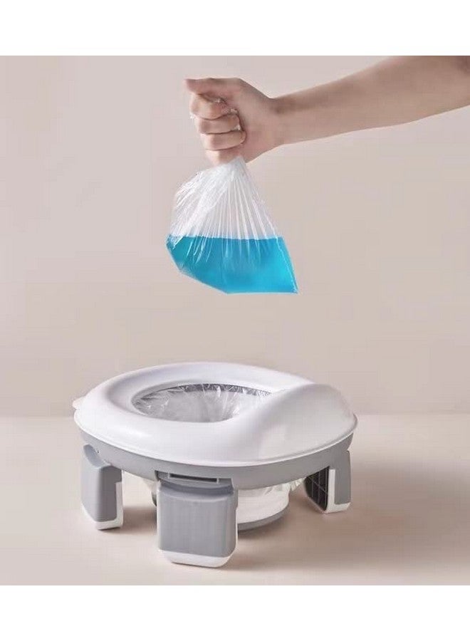 PandaEar Foldable Portable Potty Training Seat for Toddler Kids Travel with Travel Bag and Storage Bag (Grey) - Image 4