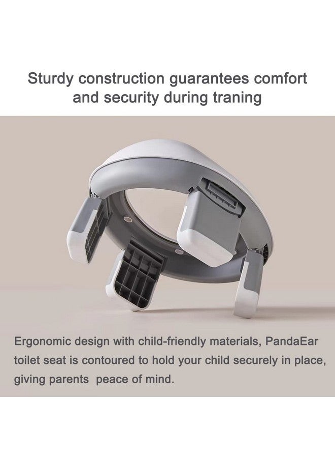 PandaEar Foldable Portable Potty Training Seat for Toddler Kids Travel with Travel Bag and Storage Bag (Grey) - Image 2