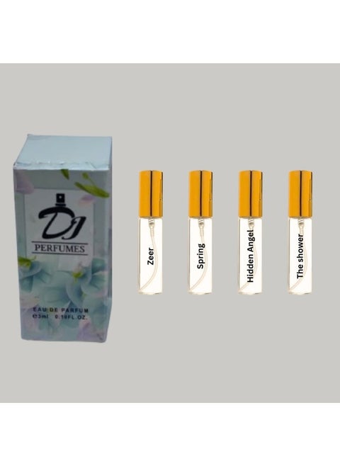 4pcs Assorted Set of EDP 3ml for Women