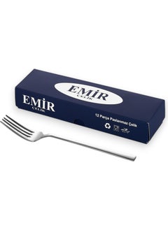 Emir Çelik Sydney Model Dinner Fork 12 Pieces  - Image 1