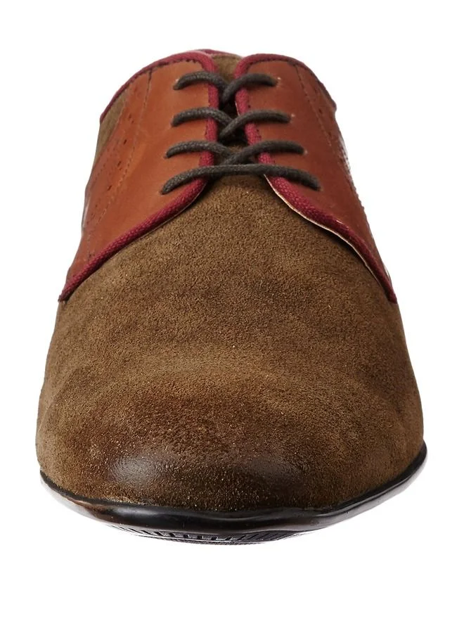 RUOSH Mens Oxford Derby Lace up Comfort Leather Work Office Formal Occasion Party Wear Premium Shoes