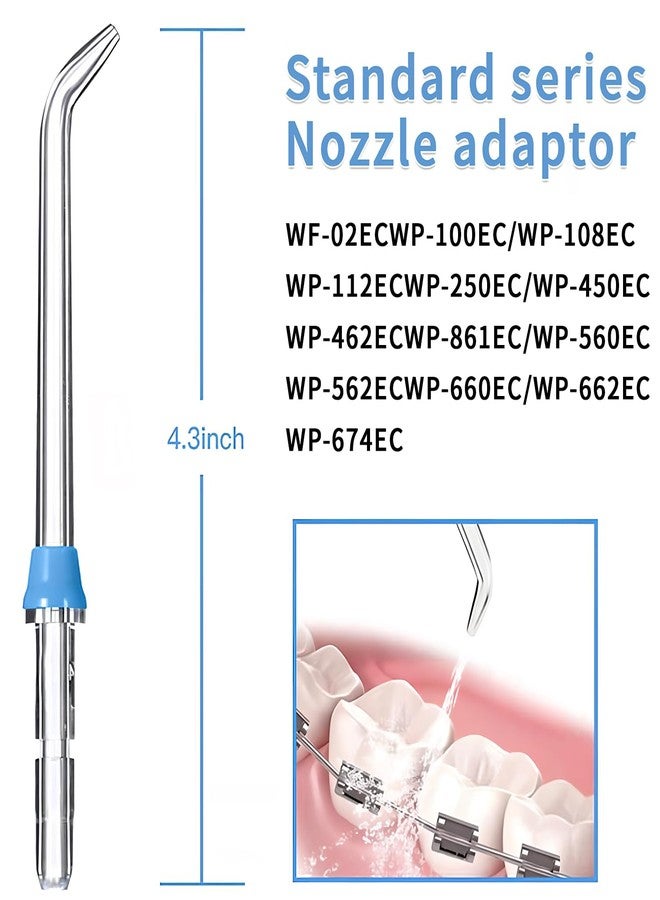 Qivorimith Replacement Heads for Waterpik Water Flosser,Replacement Tips for Waterpik(2 Classic Jet Tips - Image 3