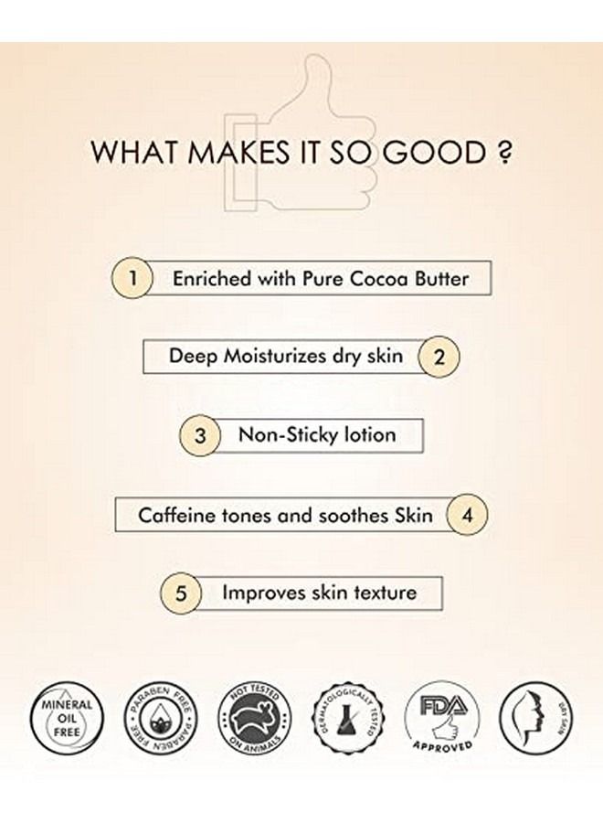 إم كافيين لوشن الجسم نيكد آند ريتش شوكو - Image 5