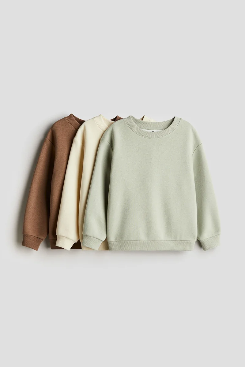 H&M 3-pack sweatshirts
