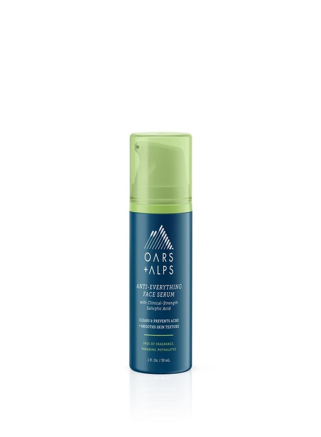 Oars + Alps Anti-Everything Face Serum for Men, Salicylic & Glycolic Acid, Reduces Acne, Fine Lines & Large Pores, Anti-Aging & Fragrance-Free, 1 Fl Oz - Image 1