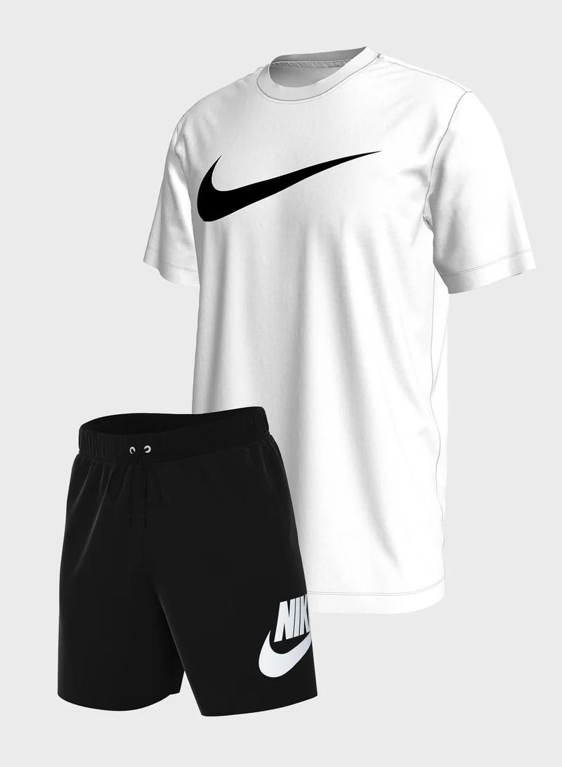 Nike nike tshirt & shorts combo