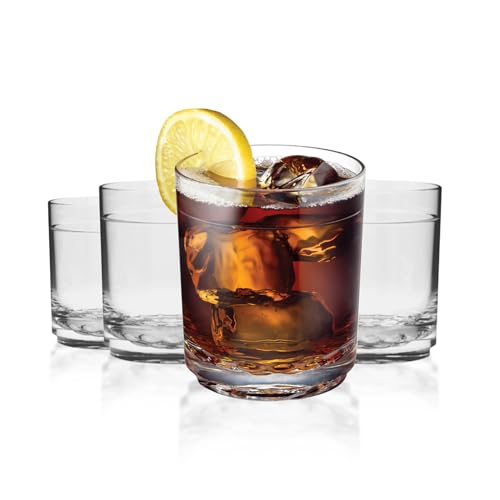 Drinique Elite Tumbler Unbreakable Tritan Iced-Tea Glasses, 12 oz (Set of 4), Clear - Image 1