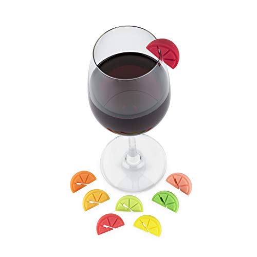 True Zoo TrueZoo Silicone Drink Charms, Identifier for Drinks, Cocktails, Dinner, Birthday, Wedding, Bachelor Bachelorette Party, Holiday, Game Nights, Movie Night, Picnic, Outdoor, Pool Parties, Home Bar - Image 5