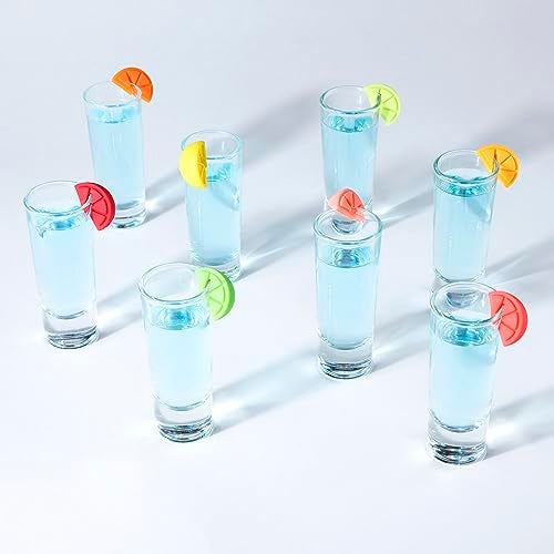 True Zoo TrueZoo Silicone Drink Charms, Identifier for Drinks, Cocktails, Dinner, Birthday, Wedding, Bachelor Bachelorette Party, Holiday, Game Nights, Movie Night, Picnic, Outdoor, Pool Parties, Home Bar - Image 4