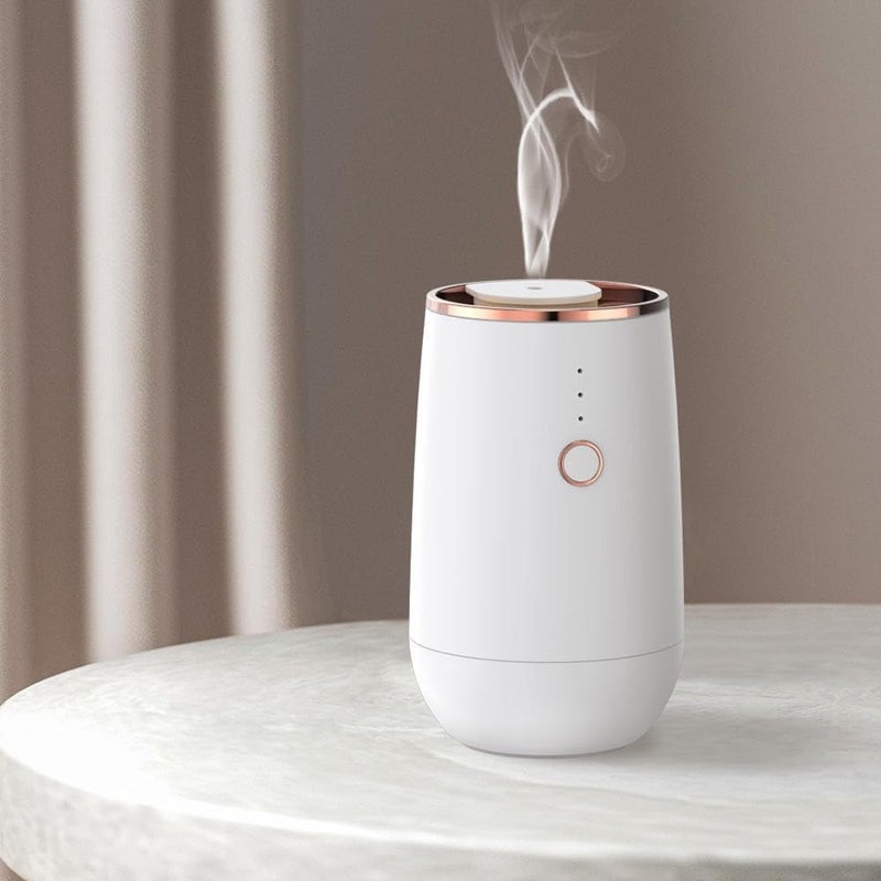 AJUK Wireless Waterless Essential Oil Diffuser 8 Hours Runtime Auto Shut Off 3 Mist Modes Aromatherapy Electric Diffuser for Home Office Car and Bedroom - Image 1