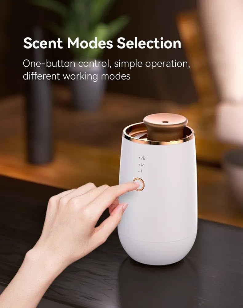 AJUK Wireless Waterless Essential Oil Diffuser 8 Hours Runtime Auto Shut Off 3 Mist Modes Aromatherapy Electric Diffuser for Home Office Car and Bedroom - Image 5
