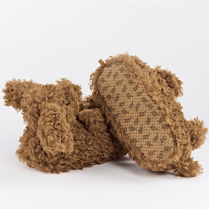 ooohyeah Womenâ€™s Funny Fuzzy Animal Slippers, Cute Doodle Dog Cozy Non-Slip House Slippers for Women, Coco - Image 2