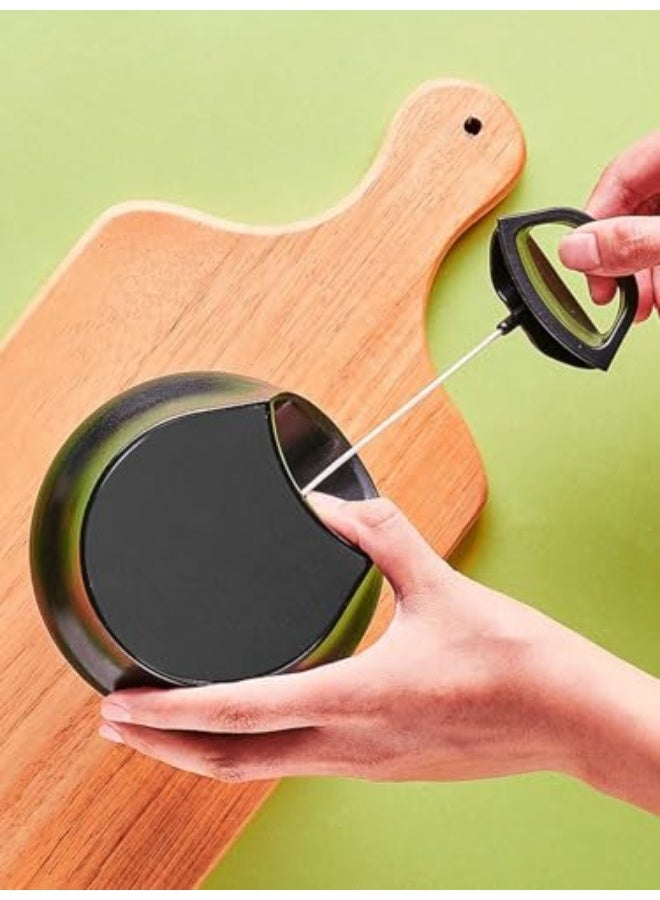 مطحنة الطعام اليدوية، فرامة الخضار المحمولة، سحب الحبل لتقطيع الثوم والبصل بسرعة وسهولة، أداة مطبخ مثالية لتحضير الطعام والطهي بدون جهد، باللون الأسود - Image 2