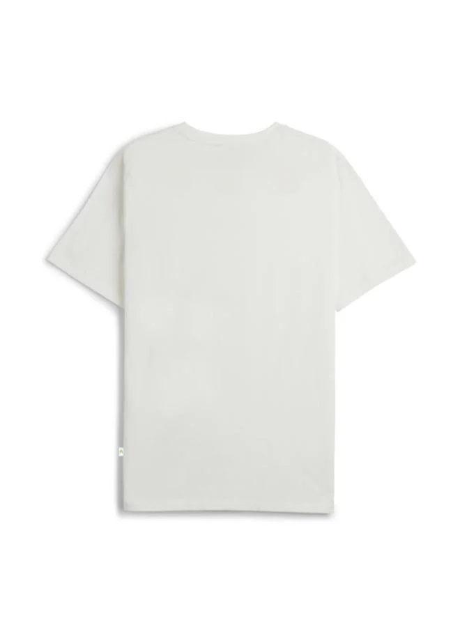 كاريوما تيشيرت أوف وايت بشعار أسود