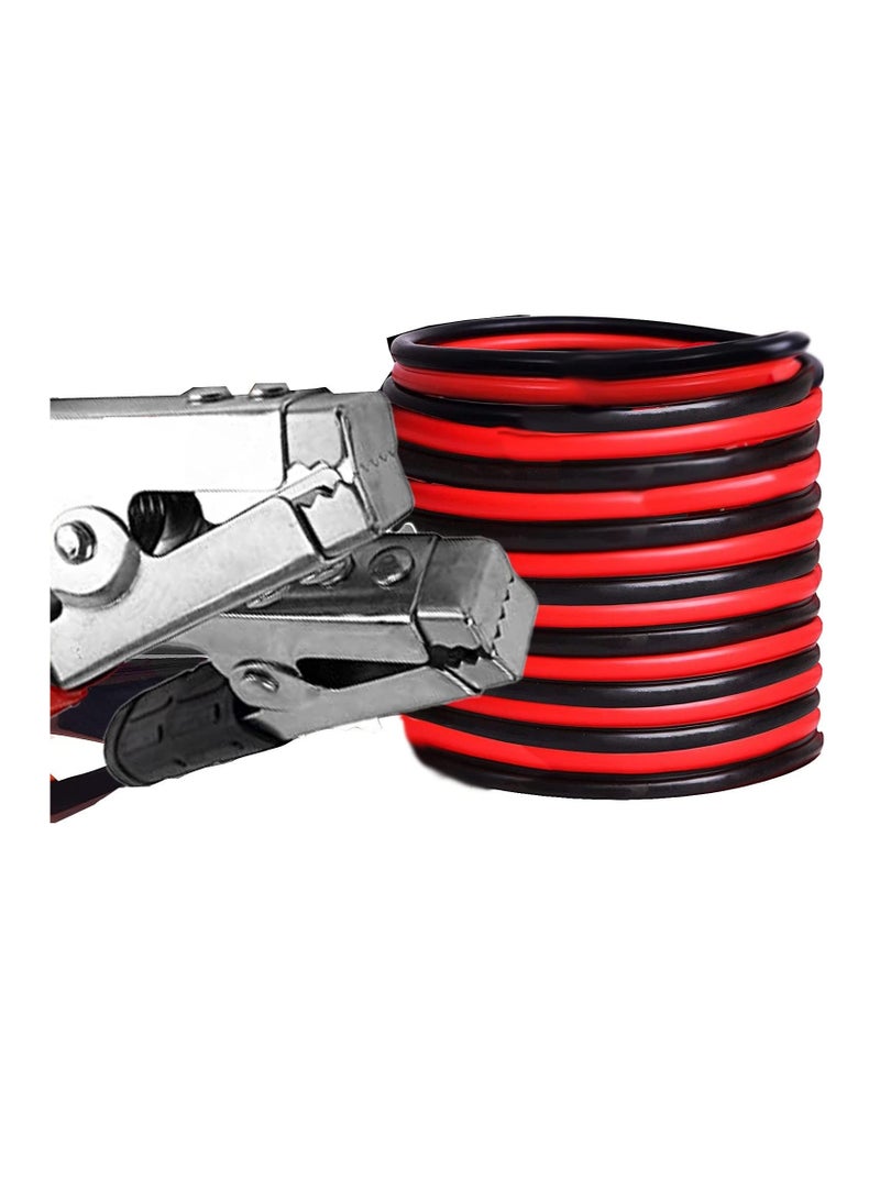 TORONTO 16 Feet 5m Heavy Duty Jumper Cables 3000AMP Copper Battery Booster Long Jump Leads for Car Van Truck Includes Carry Bag and Working Gloves - Image 1