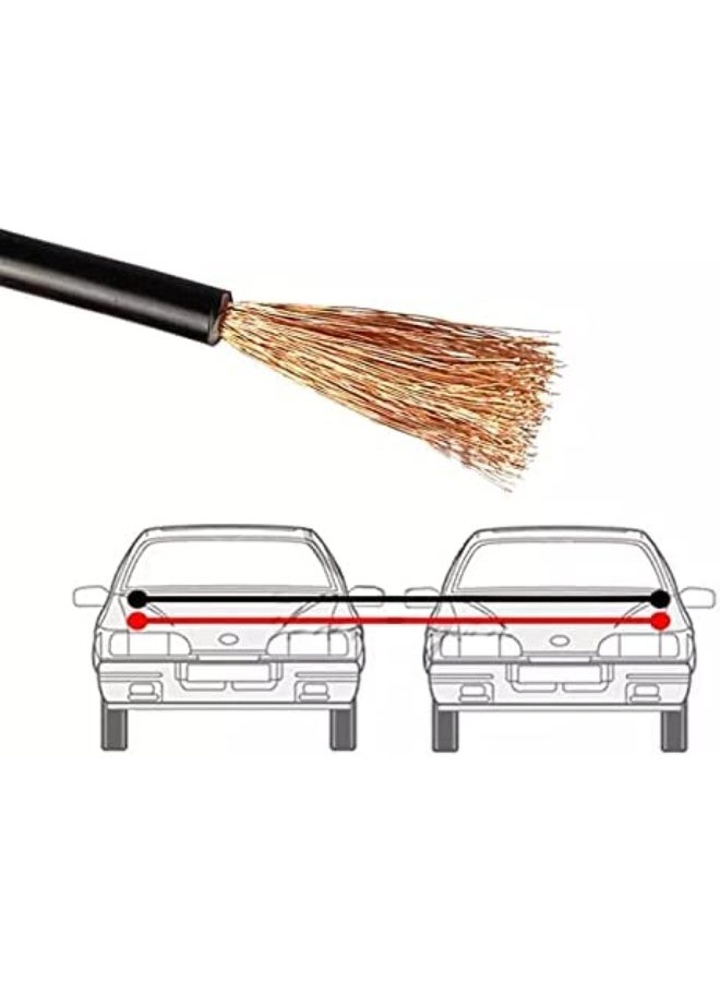 TORONTO 16 Feet 5m Heavy Duty Jumper Cables 3000AMP Copper Battery Booster Long Jump Leads for Car Van Truck Includes Carry Bag and Working Gloves - Image 4