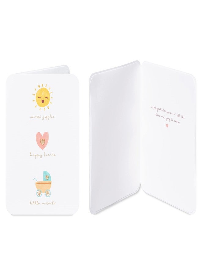 Papyrus Deluxe Boxed Wedding and New Baby Card Assortment, Happy Ever After and Bundle of Joy (4-Count - Image 3