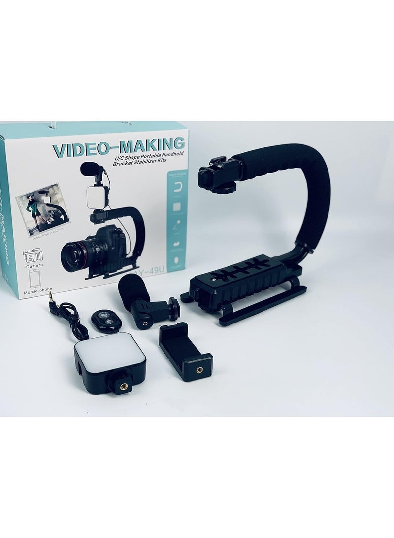 Advanced Mounting System with Triple Cold Shoe Slots for Professional Audio, Light, and Monitor Setup - Image 4