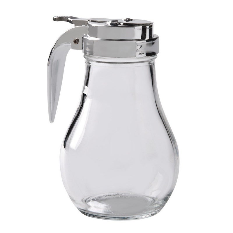 Syrup Dispenser with Cast Zinc Top, 14 Oz (Pack of 1)