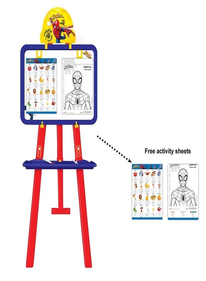 SARASI Super Spidey 5 in 1 Dual Side Activity Board (Pack of 1) - Image 2