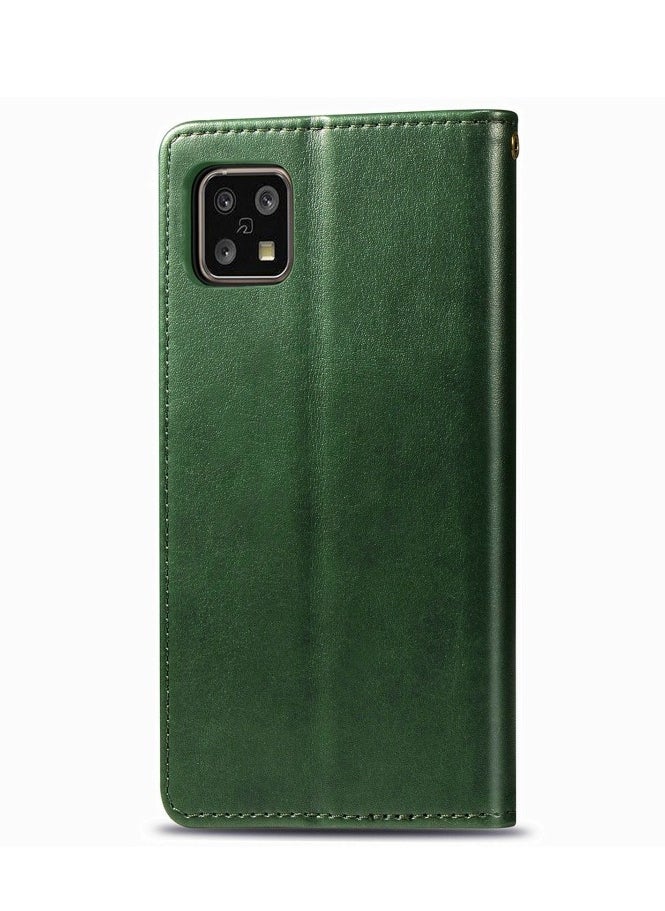 Phone Case for Sharp AQUOS Sense8, with Card Slots, Bracket, TPU + PU Leather, Flip Case Cover for Sharp AQUOS Sense 8
