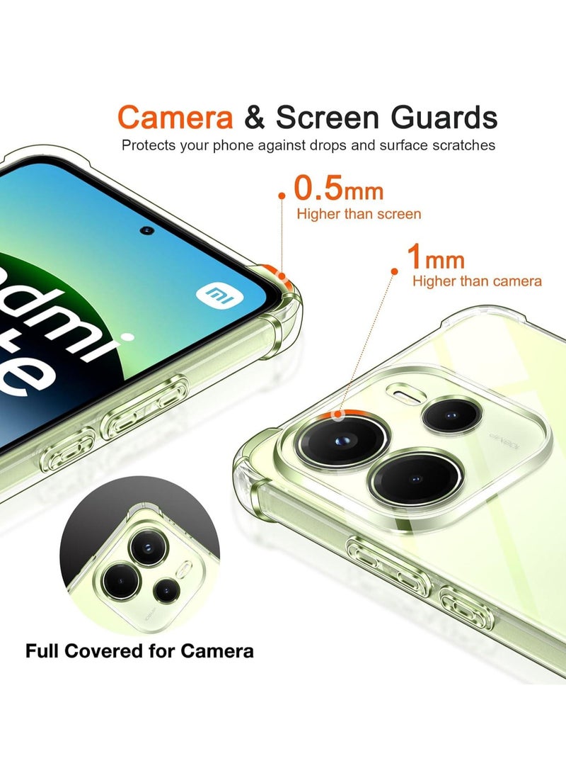 Xiaomi Redmi Note 14 (4G) Anti Shock Transperent Case - Image 4