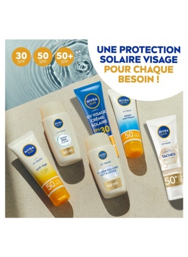 Nivea Sun UV Face Moisturizing Sun Cream SPF30 50 ml - Image 2