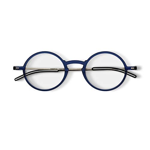 ThinOptics Unisex Adult Glasses Reading, Regular Case / Round Blue, 1.50 US - Image 4