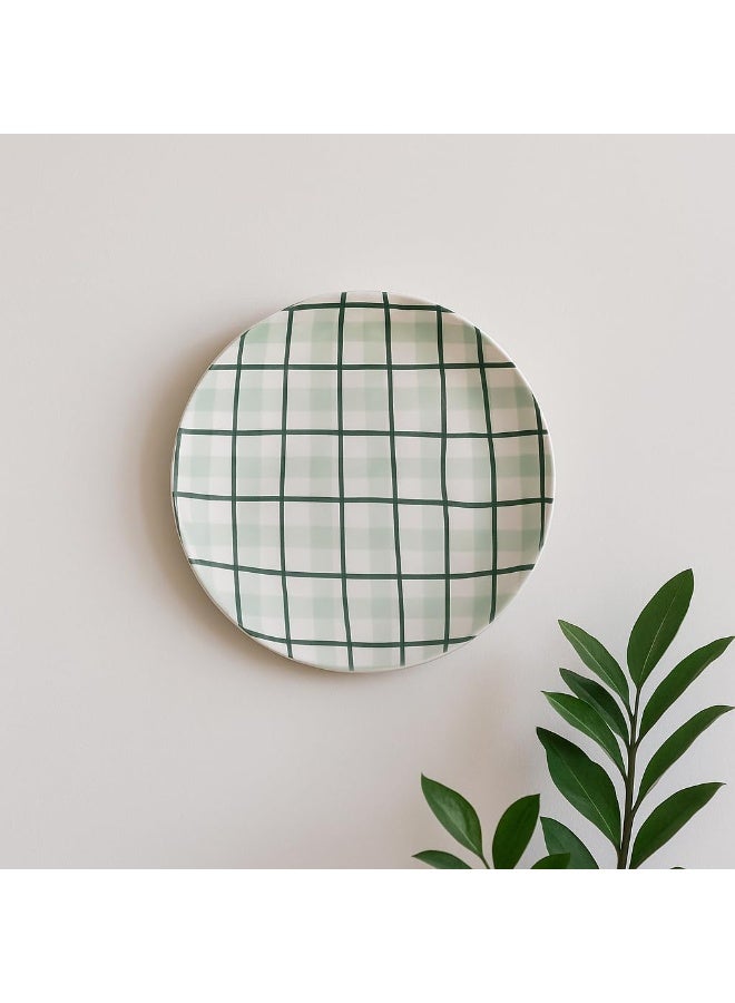 BS B&S Picnic Pad Print Porcelain Coupe Dinner Plates Set of 4 10.5''Elegant Round Dishware for Dining, Durable Ceramic Plates for Everyday Use Modern Kitchen & Tableware Essentials - Image 2