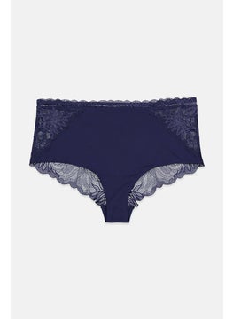 Tchibo Women Pull On Panty Short, Navy  - Image 1