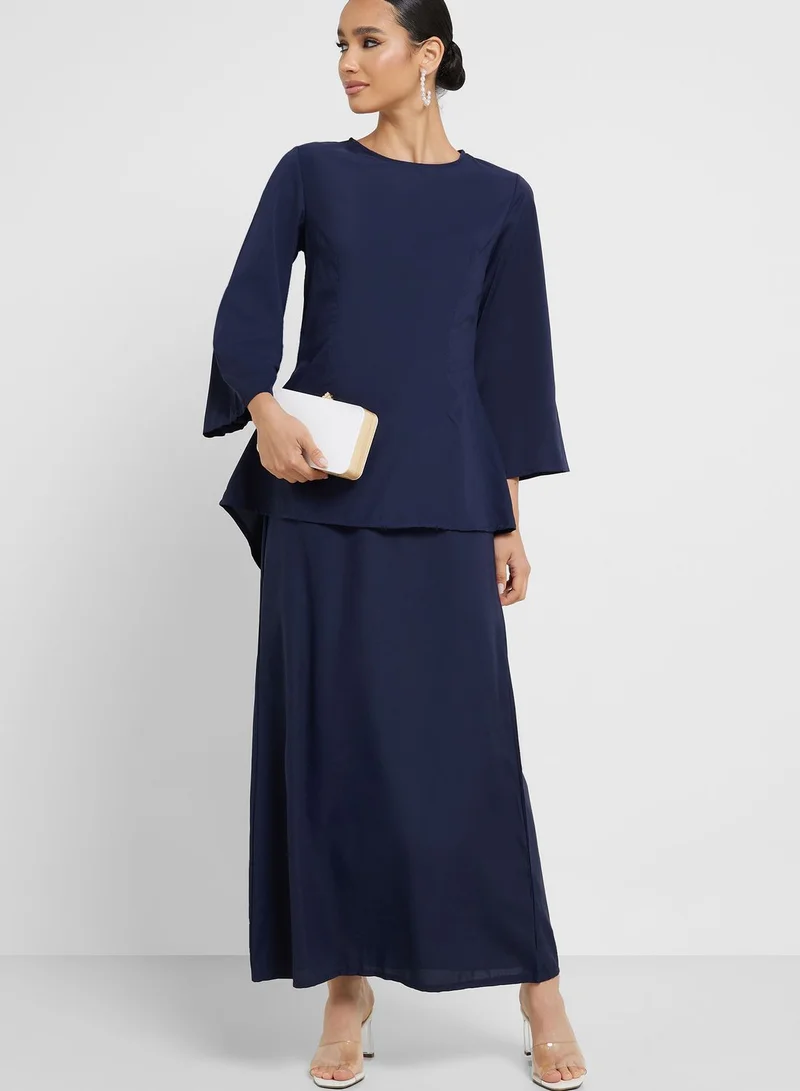 Khizana Released Top And Skirt Set
