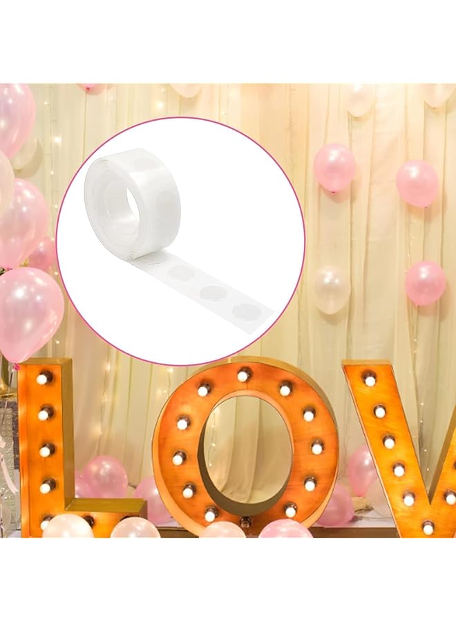 erorex 600 Pcs Balloon Glue Dots Double Sided Adhesive Dots Extra Strong Glue Dots Double Sided Stickers Glue Points Balloon Glue Dots For Birthday Party Wedding Decor Diy Scrapbooking Arts And Craf - Image 4