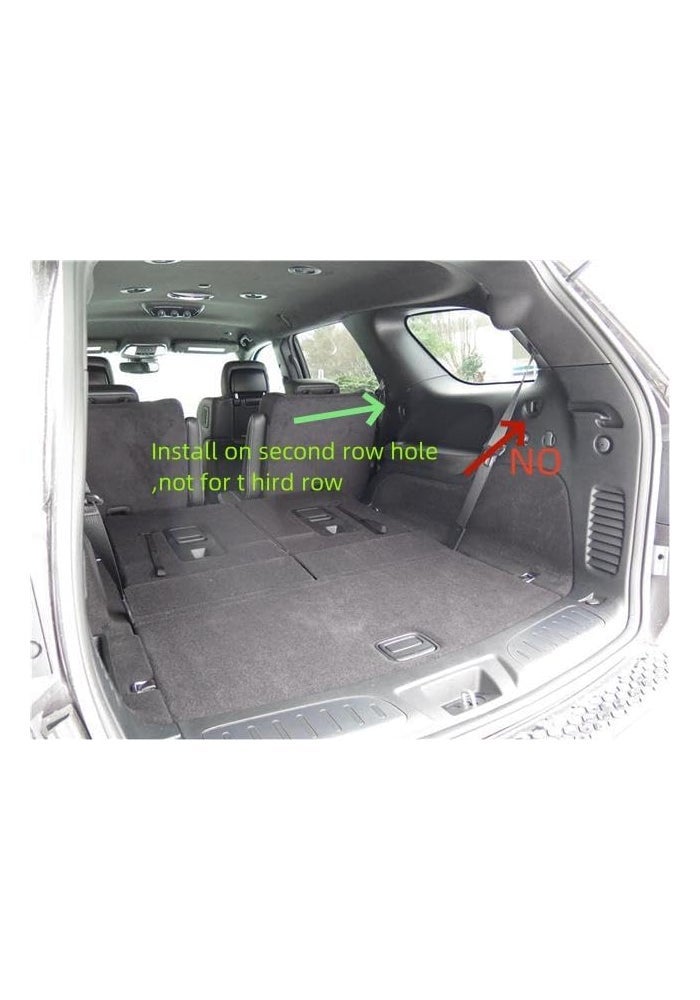 Okutech Retractable Cargo Cover for Dodge Durango 2011-2024 - Carbon Fiber Style - Image 2
