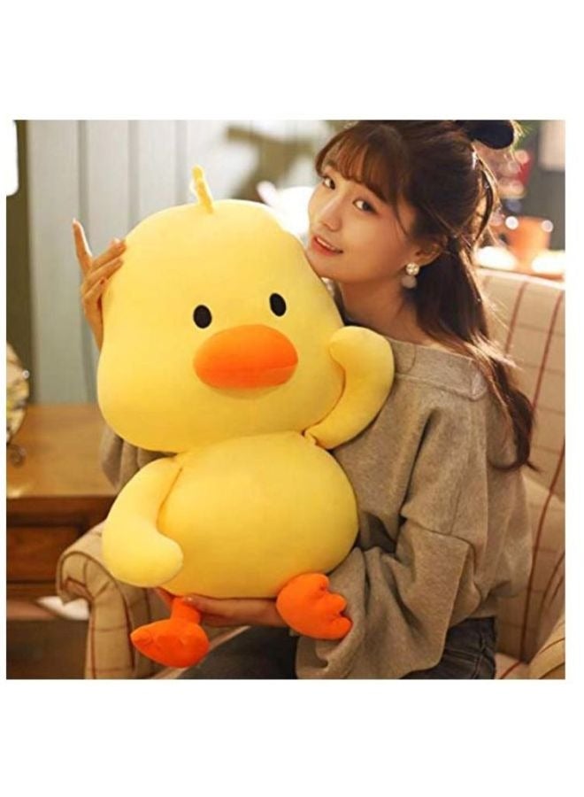 Small Yellow Duck Plush Toy Cute Duck Doll Throw Pillow, Children's Interesting Birthday Gift, Soft Stuffed Animal Toy 30 cm - Image 2