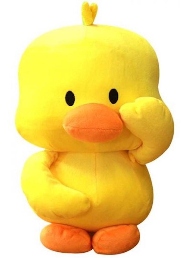 Small Yellow Duck Plush Toy Cute Duck Doll Throw Pillow, Children's Interesting Birthday Gift, Soft Stuffed Animal Toy 30 cm - Image 3