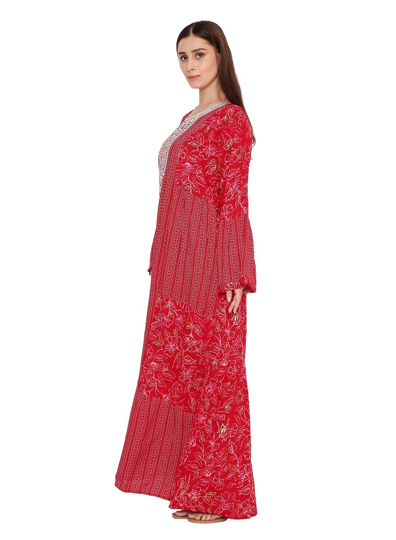 هانا آند سارا luxe arabic kaftan long traditional jalabia dress