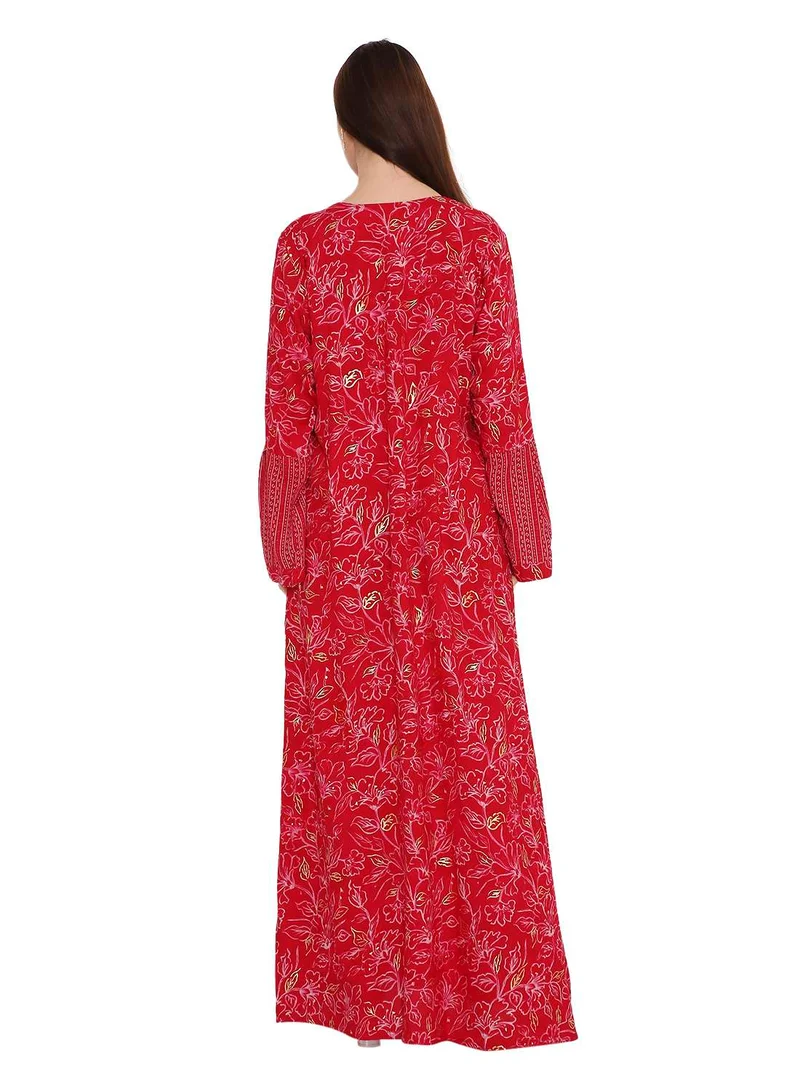 هانا آند سارا luxe arabic kaftan long traditional jalabia dress