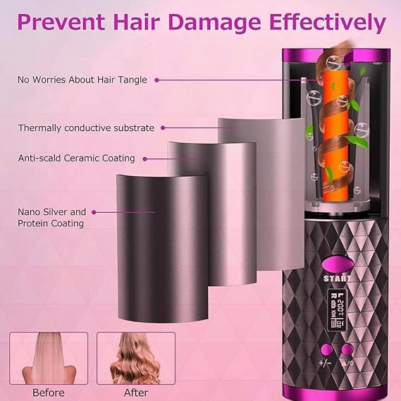 KTEIN CurlMaster Pro Ultimate Hair Styling Kit for Effortless Waves  Curls - Image 4