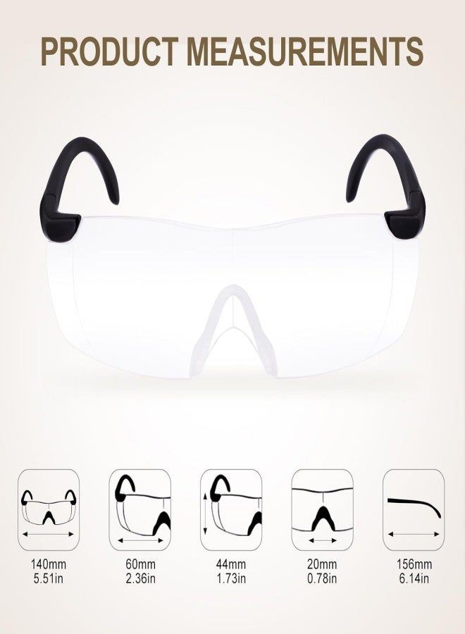 1-Pack 200% Magnifying Glasses for Close Work Hands-Free Ideal for Crafts Sewing and Reading - Image 5