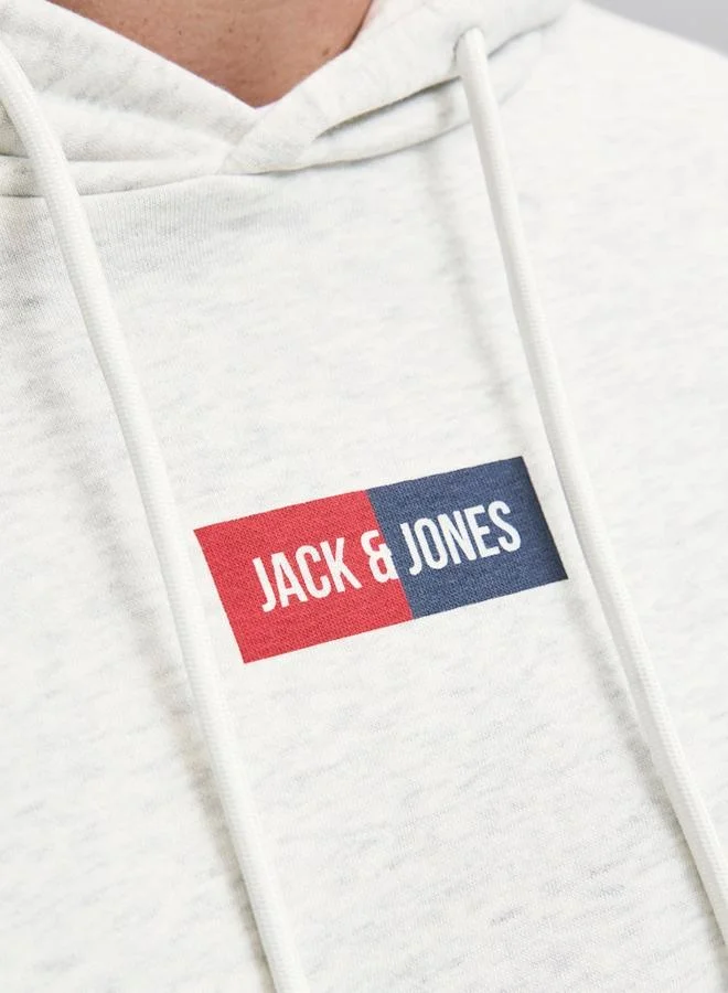 JACK & JONES Jack And Jones JJPAN Logo Graphic Hoodie