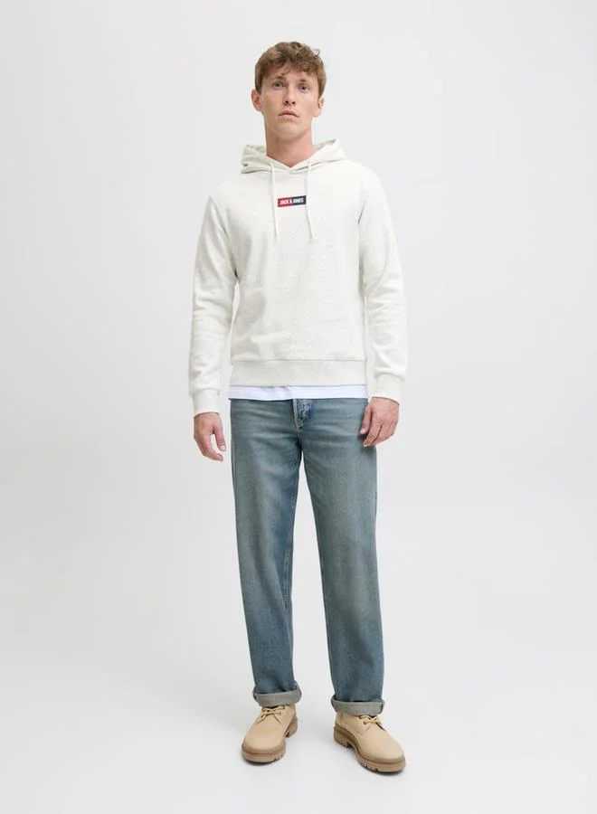 JACK & JONES Jack And Jones JJPAN Logo Graphic Hoodie