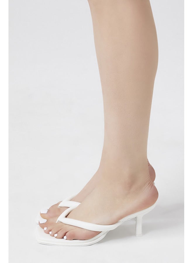 فور ايفر 21 حذاء مفتوح من الأمام بكعب منخفض - Image 1