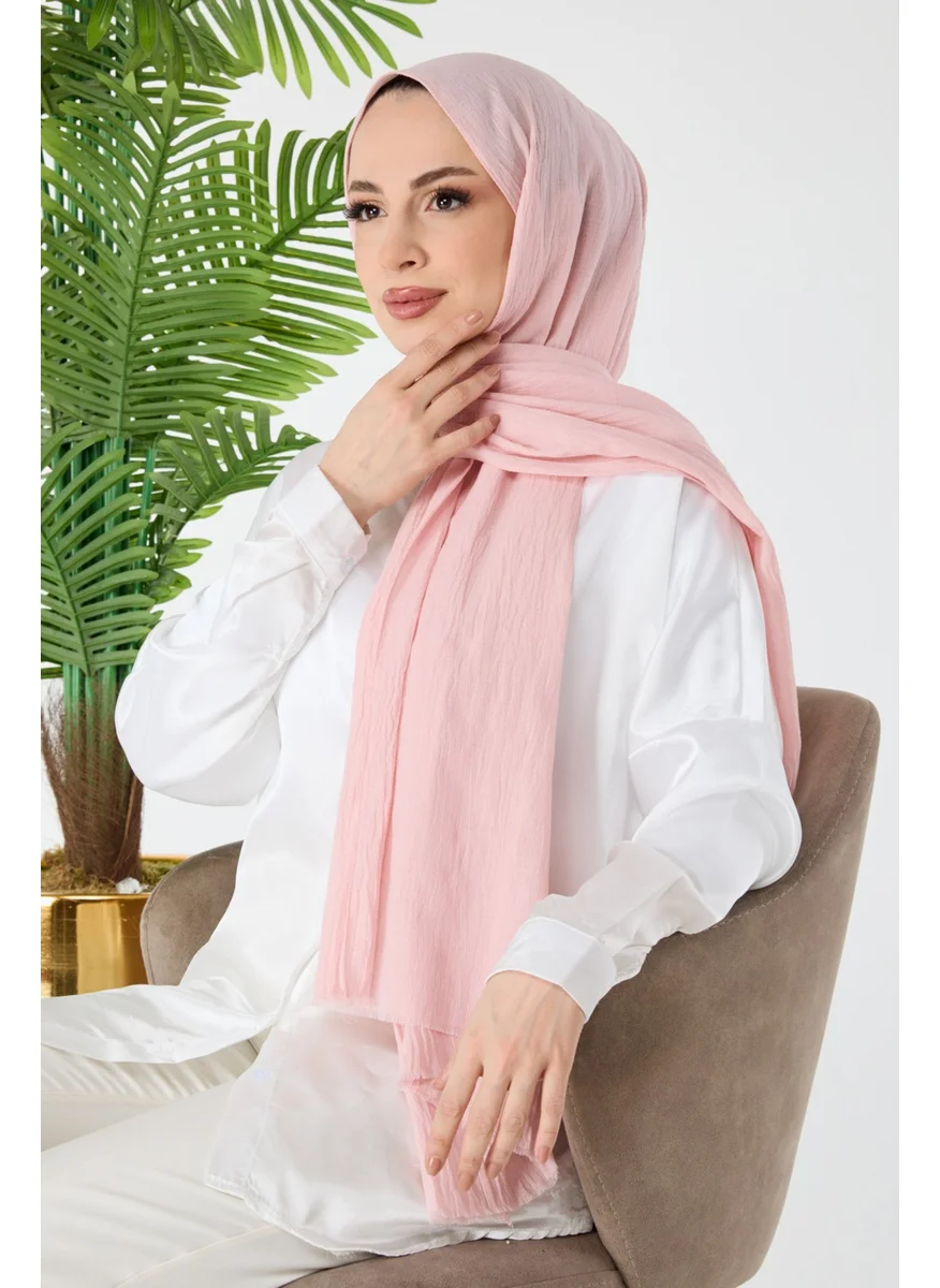 Tofisa 23352-PUDRA Soft Cotton Shawl